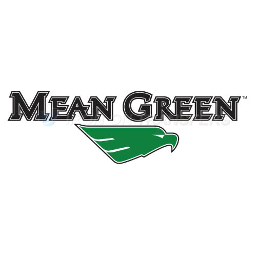 North Texas Mean Green Logo T-shirts Iron On Transfers N5618